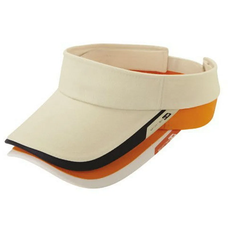 Visor Sun Plain Hat Sports Cap Colors Golf Tennis Beach Adjustable Men Women