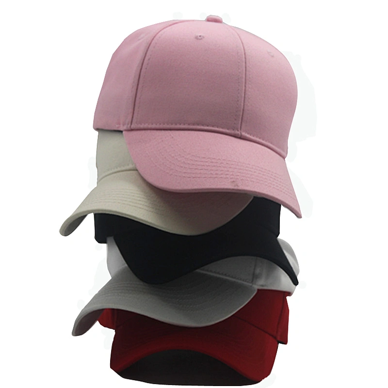 Factory 100% Cotton Baseball Caps 6 Panels Sport Hats