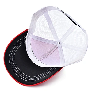 Custom made embroidered logo mesh breathable baseball trucker cap hats for sale