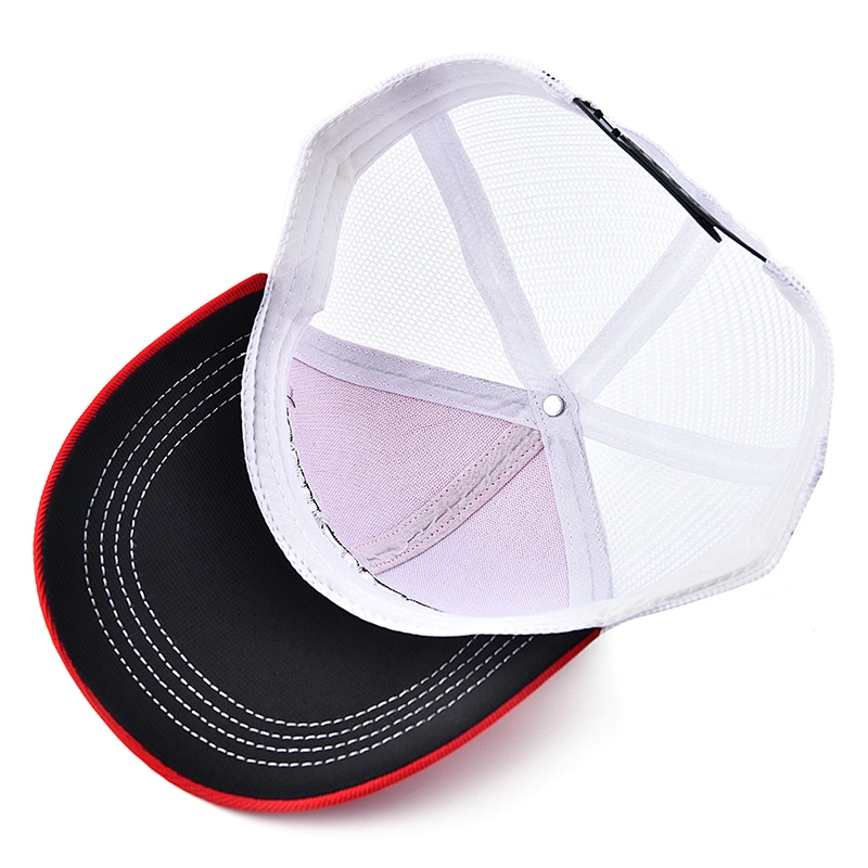 Custom made embroidered logo mesh breathable baseball trucker cap hats for sale