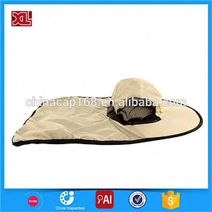 Mans Sun UV Protection Fishing Bucket Hats Cap with Neck Cover Ear Flap