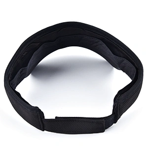 100% polyester breathable mesh air tech performance fabric golf cap sun visor with customized logo