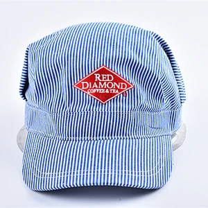 Stripe Pattern Baseball Cap Flat Top Military Army  Hat