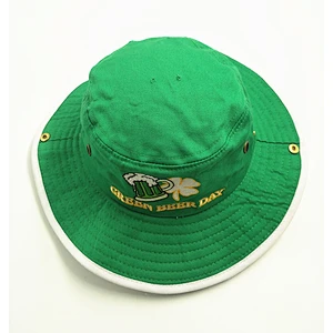 Wide brim good sunshade cotton Bucket Hat with Customized logo