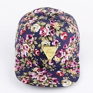 2020 Snapback Caps Floral Pattern Printing Logo Gorras Sport Cap