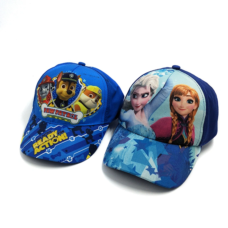 Good saling Kids Baseball Cap with digital printing logo Lovely kids cap