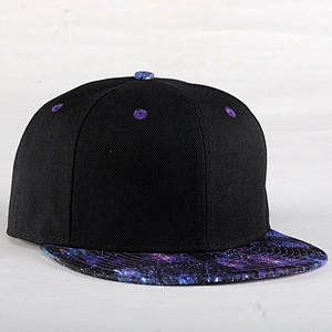 Fashion Flower Starry Sky hats and caps men Flat Brim Snapback Caps