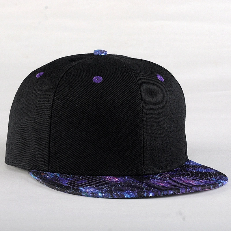 Fashion Flower Starry Sky hats and caps men Flat Brim Snapback Caps