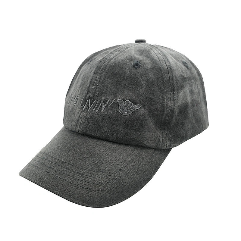 Washed Unstructured Letter Embroidery Baseball Distressed Dad Caps Hats