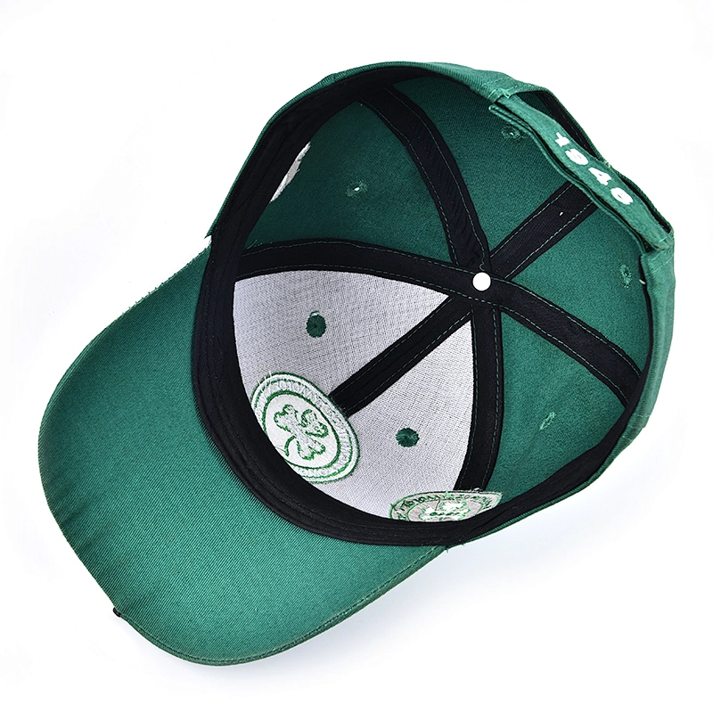 customized made cotton twill 6 panel structured sports baseball cap and hat with embroidery and logo