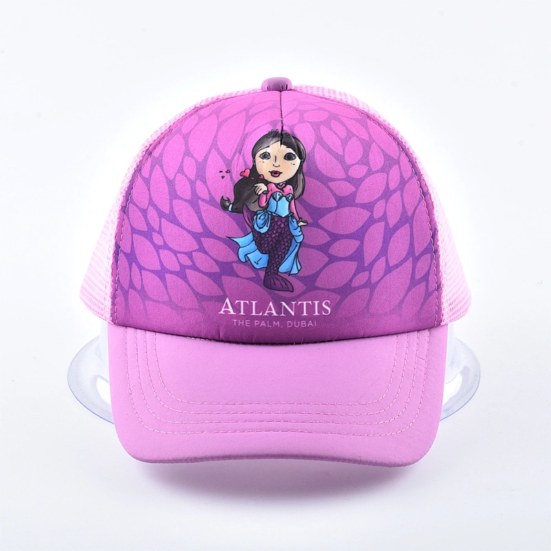 Children 5 panel trucker hats kids mesh and foam sport caps
