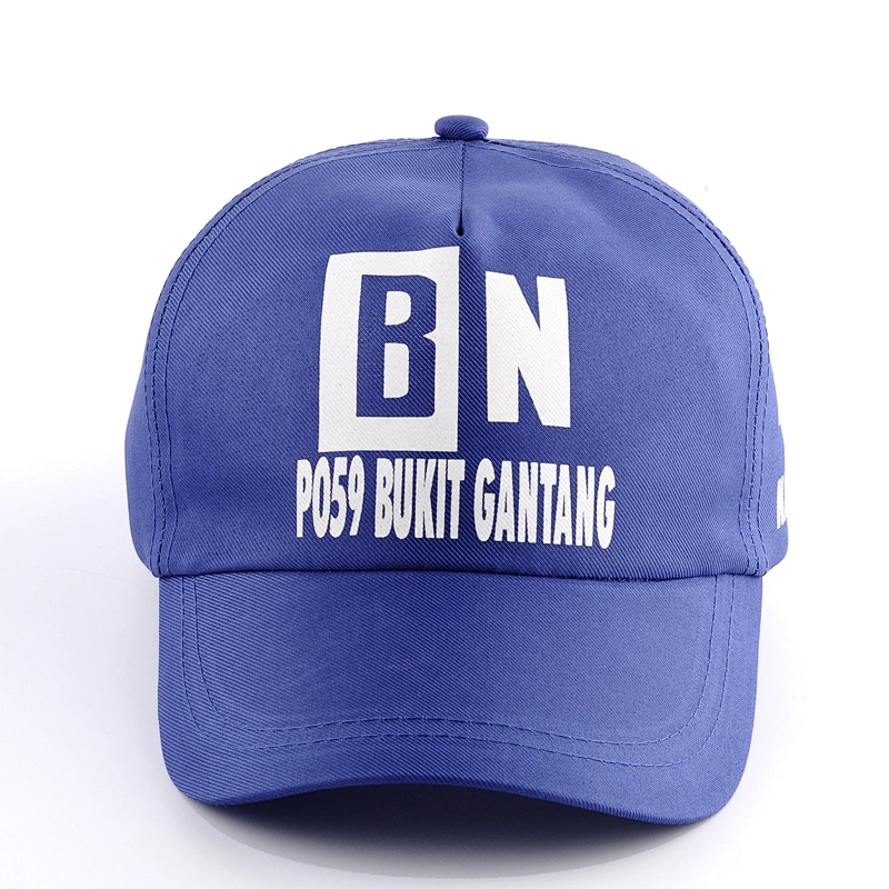 Promotional cheap 100%polyster hat 5 panel print baseball caps