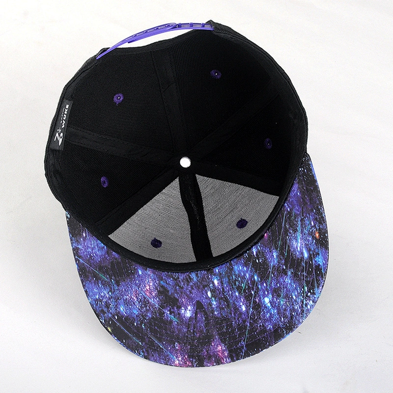 Fashion Flower Starry Sky hats and caps men Flat Brim Snapback Caps