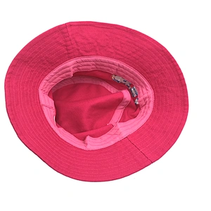 Sun Protection Women Fisherman Hat Custom Embroidery Bucket Cap