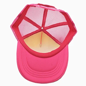 Custom 5 Panel Baseball Cap Trucker Foam and Mesh Fitted Hat