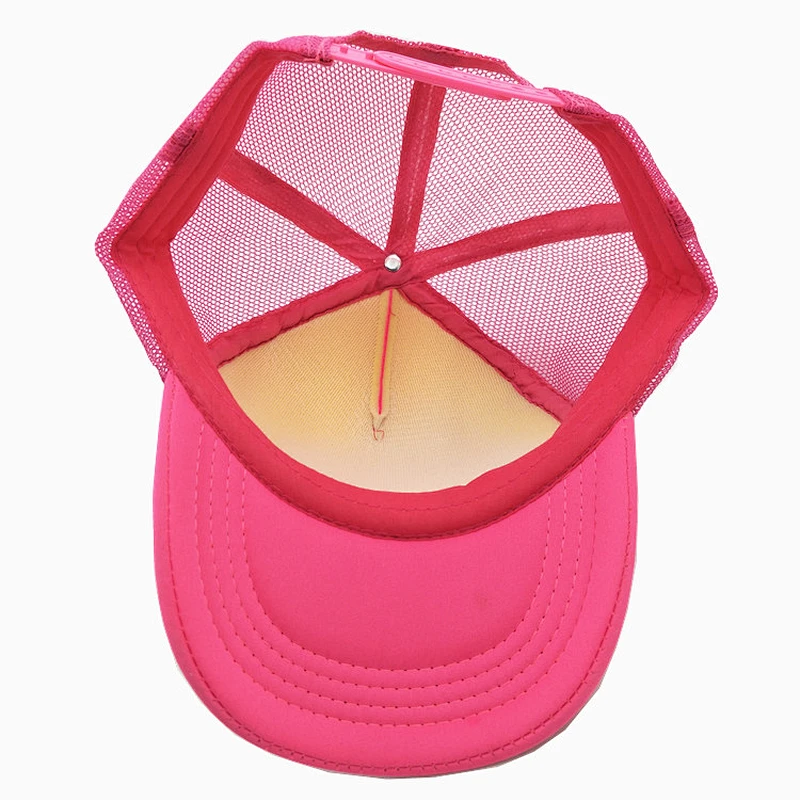 Custom 5 Panel Baseball Cap Trucker Foam and Mesh Fitted Hat