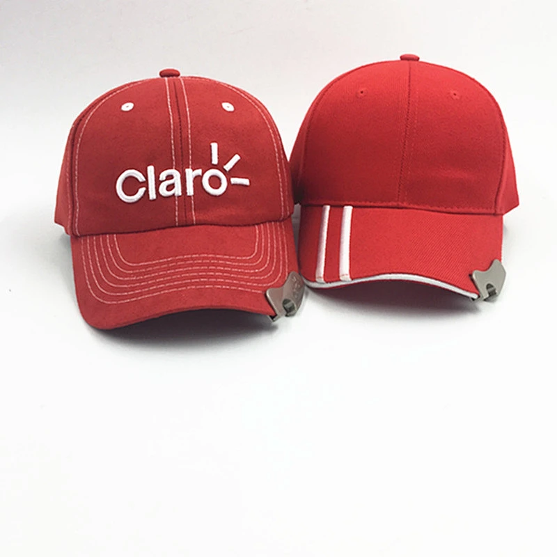 high quality 6 Panel Cotton embroidered logo Baseball Sport Cap Hat with Bottle Opener