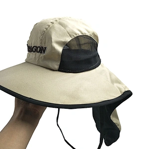 Wholesale polyester fisherman hat with stringt bucket cap