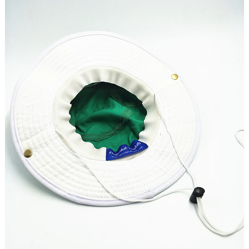 Wide brim good sunshade cotton Bucket Hat with Customized logo