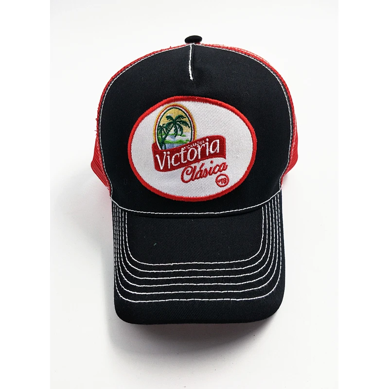 Wholesale good saling high quality trucker mesh baseball cap and hat with custom embroidered logo in cheap price factory direct