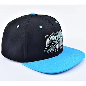 100% cotton Fashion Mens Brim Snapback Hat Baseball Cap