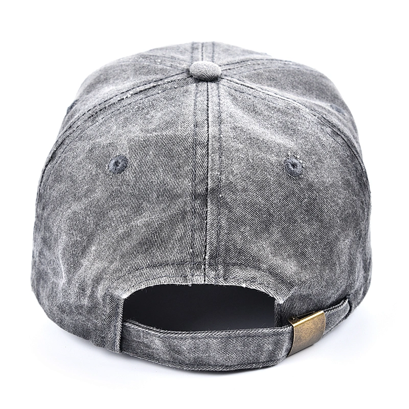 100% cotton washed cap promotional baseball cap with customized logo
