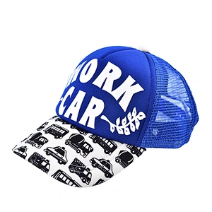 fashion wholesale printed logo mesh  hat,custom  cap