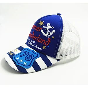 Cute Funny Five Panels Snapback Trucker Hats and baseball caps With Mesh at back customized printing on front for  Children