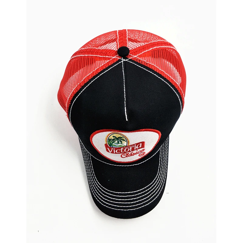 Wholesale good saling high quality trucker mesh baseball cap and hat with custom embroidered logo in cheap price factory direct