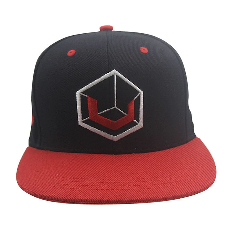 Hiphop Man Flat Bill Snap Back Cap Hat with Custom Embroidery Logo