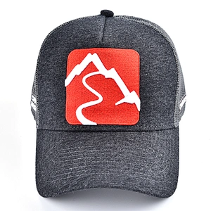 Custom Men Baseball Cap Solid Trucker Mesh Blank Curved Visor Hat