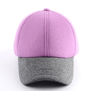 Foam fabric 6panel casquette cap plain logo hat