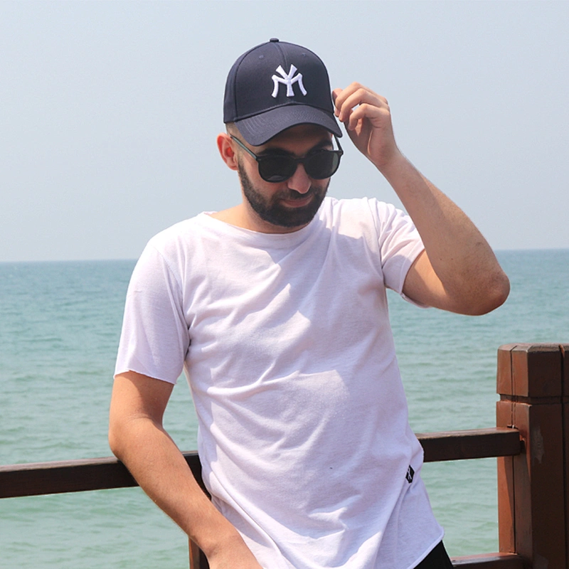 Custom 6 Panel Gorras Curved  Brim Baseball Sport Hat in Stock