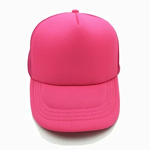 Custom 5 Panel Baseball Cap Trucker Foam and Mesh Fitted Hat