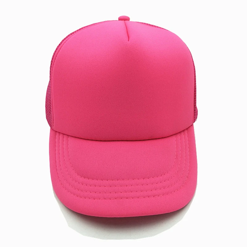 Custom 5 Panel Baseball Cap Trucker Foam and Mesh Fitted Hat