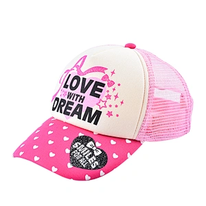 fashion wholesale printed logo mesh  hat,custom  cap