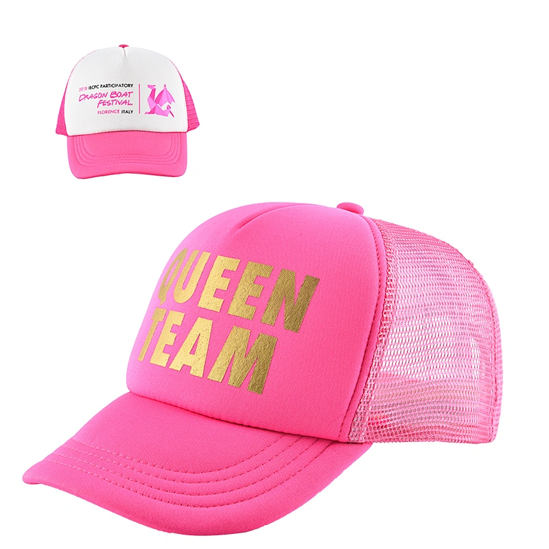 wholesale factory price mesh truker hat with printed logo custom
