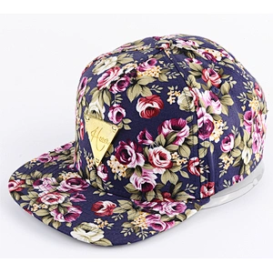 2020 Snapback Caps Floral Pattern Printing Logo Gorras Sport Cap