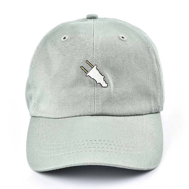 High quality unstructured 6 panel hat with customized logo cap
