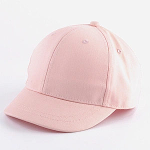 Short brim children hat 6 panel kids baseball caps