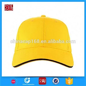 Promotional 6 Panel Sandwich Sport Plain Caps Unisex Baseball Hats in Stock