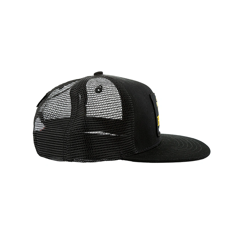 custom logo flat bill  59cm mesh snapback caps