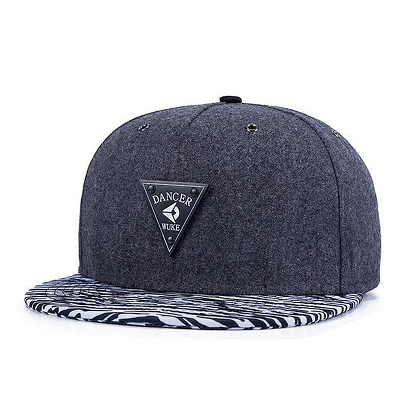 Factory men digital printing flat brim snap back sport hat cap