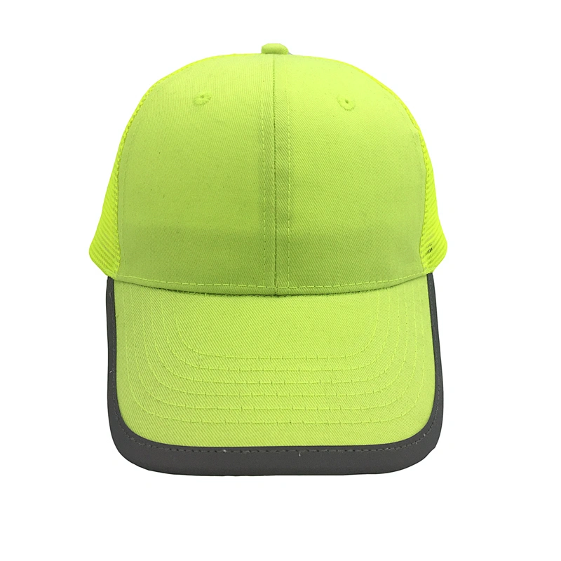 Bordure 6 panel racing baseball cap Wholesale mesh and cotton Trucker Hats