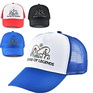 custom mesh truker hat  wholesale factory price  Hat With Embroidery And Logo