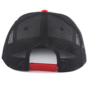 3D embroidery logo mesh snapback hats  cotton snapback cap gorras