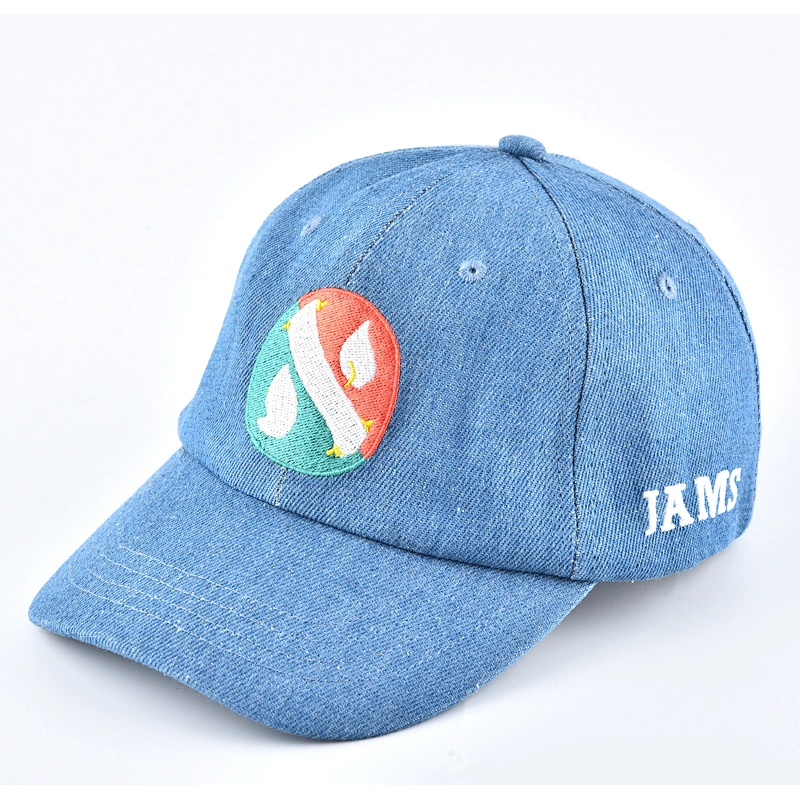 Unstructured jean cotton baseball hats and caps men sports caps