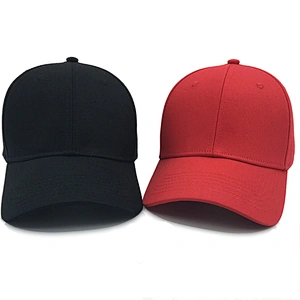 Stock 6 Panels Wholesale Hats Plain Cotton Sport Cap Men