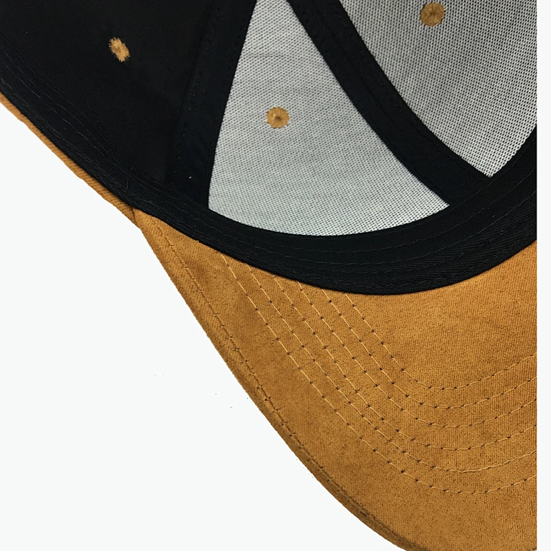 Wholesale 6 Panel Hats Suede Fabric Unisex Baseball Caps Gorras