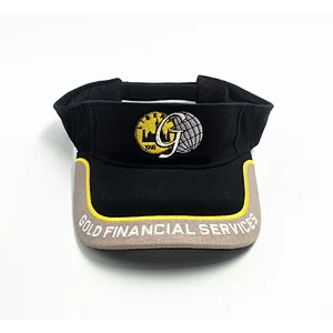 High Quality Breathable sun Protection visor with constrasting binding